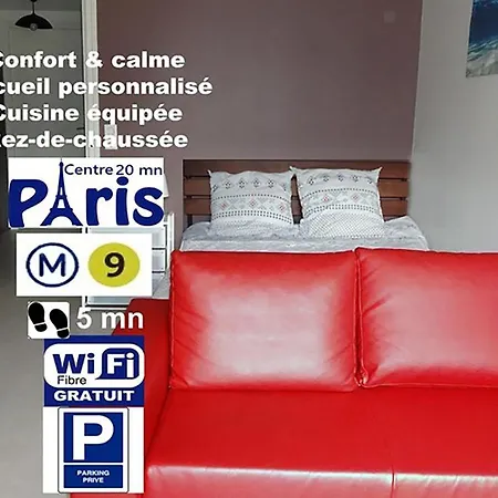 Feel At Home Paris-Montreuil 500M Metro Parking Prive Gratuit Exterior photo