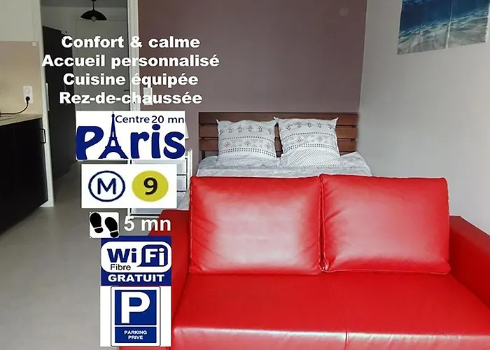 Feel At Home Paris-Montreuil 500M Metro Parking Prive Gratuit